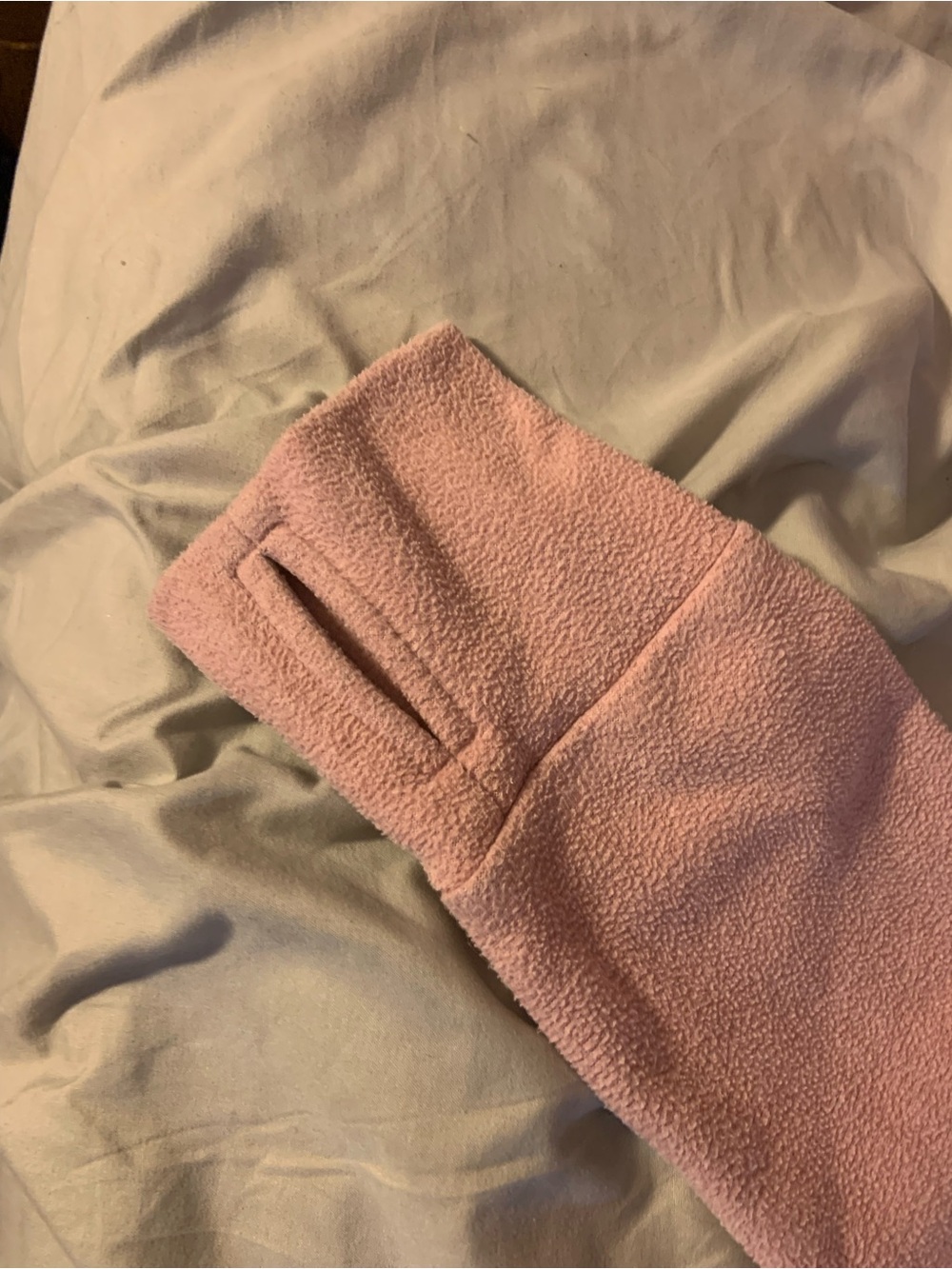 Pink Microfleece Pullover Funnel Neck Sweater - Size Medium - Picture 8 of 8